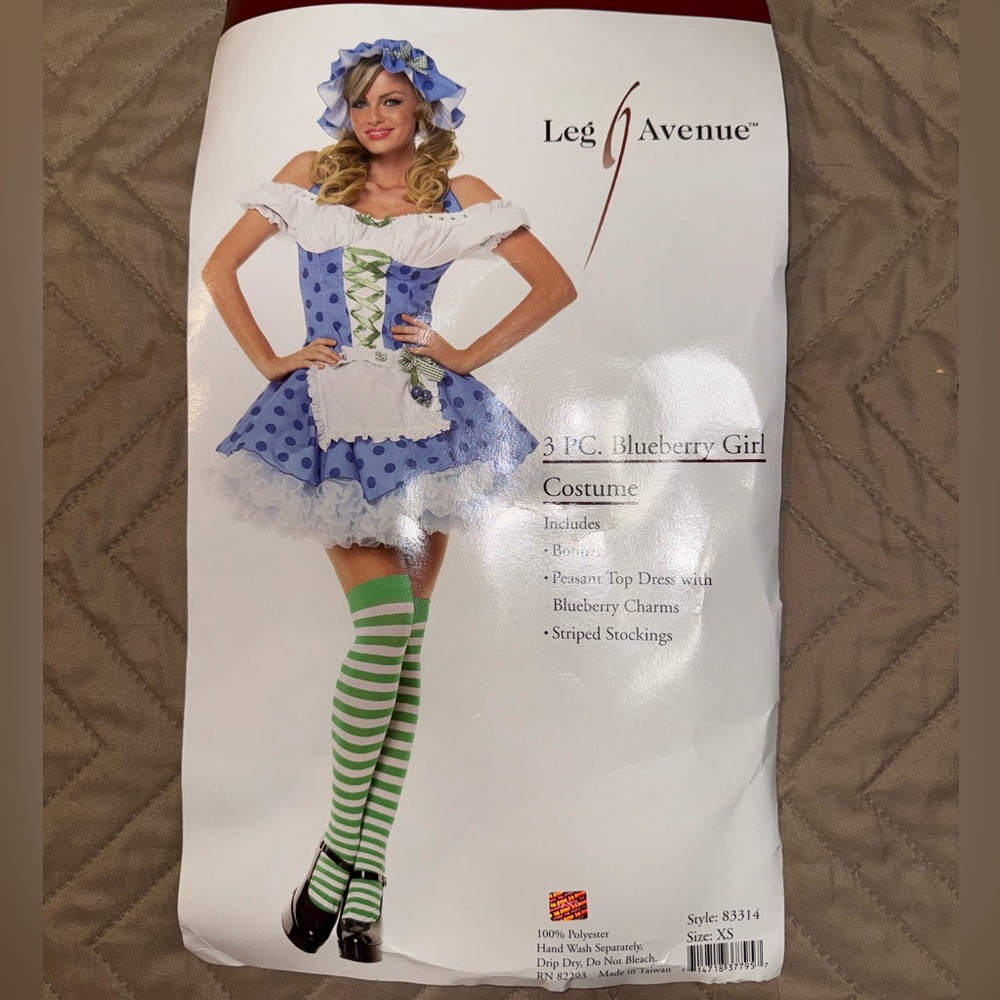 Leg Avenue Blueberry Girl Costume for Adults
